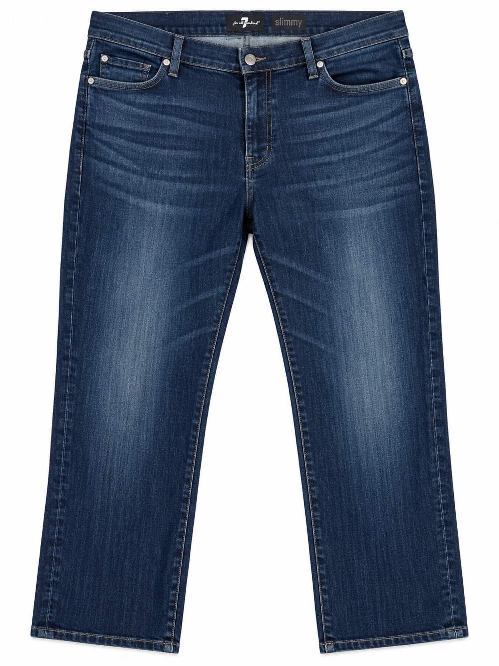 7 For All Mankind Slimmy Luxe Performance Jeans Mens 38 Dark Wash Stretch